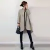 Comercio Electrónico Transfronterizo Ropa de Mujer Europea y Americana Otoño 2026 Nuevo Estilo Estilo Japonés y Coreano Chaqueta Holgada Cuello Redondo Cremallera Cortavientos Casual