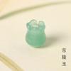 Pingente de jade DIY esculpido à mão jade branco Jade Dongling melancia Cristal Lírio orquídea contas acessórios de joias atacado