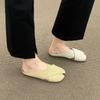 Pantuflas de Punta Cerrada para Mujer para el Verano 2022, Nueva Moda Versátil Suave Retro Plano Antideslizante Sandalias