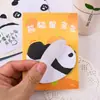Adesivos de panda fofos etiquetas de notas para estudantes marcadores de desenho animado notas de lembrete marcadores de lembrete de escritório reutilizáveis