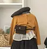 Conjunto Infantil 2026 Outono Novo Estilo Coreano Tendência Patchwork Manga Longa e Calça de Bolinhas Estilo Foice Conjunto de Duas Peças Moda