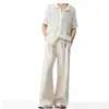 Pantalones de Lino Tencel Estilo Old Money para Hombre, Pantalones Casuales Rectos de Verano Finos y Transpirables para Hombre