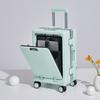 Mala Dropshipping Grande Capacidade Estrutura de Alumínio Mala Trolley Silenciosa com Senha Mala Distribuição Transfronteiriça