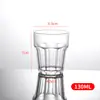 Vaso de cerveza resistente a caídas PC puro vaso octagonal plástico grado alimenticio copa de vino Copa Luo bar KTV vaso octagonal resistente a caídas