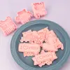 Serie del Día de la Madre Moldes para Galletas Te Quiero Mamá Moldes para Galletas de Dibujos Animados 3D Arcilla DIY Galletas Impresas Realistas