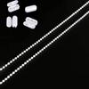 Venta minorista transfronteriza cadena de bolas de 4.5 * 6MM 5 m hebilla de bolas 4 traje cortina de cuentas para tirar persiana veneciana accesorios para persiana enrollable