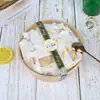 Caixa para bolo mil-folhas de seis polegadas caixa de abraço de frutas de seis polegadas caixa de papel com tampa de pasta de durian e taro tigela de papel redonda espessa