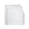 Bolsas con Cierre de Plástico PE para Calcetines, Ropa Interior, Ropa, Bolsas de Empaque para Ropa, Bolsas de Almacenamiento, Bolsas de Empaque Transparentes Escarchadas, Bolsas Autocierre