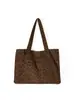 Bolso Tote de Lona con Estampado de Leopardo de Gran Capacidad Estilo Coreano para Viajes Diarios de Mujeres, Diseño de Nicho, Bolso de Mano y Bolso de Hombro Versátil Retro con Estilo