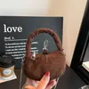 Bolsa Transversal Corrente Estilo Coreano Nicho Feminina Outono 2026 Nova Moda Estilo Coreano Cor Sólida Simples Bolsa de Ombro