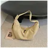 Bolso tipo dumpling informal y sencillo de estilo coreano transfronterizo, bolso nuevo para mujer, gran capacidad, ligero, adecuado para ir al trabajo, bolso de mano, bolso de hombro y bolso cruzado