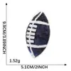 Lixin Bordado Accesorios para Ropa Zapatos y Sombreros Accesorios Cuentas para Mascotas Zapatos y Sombreros Bordados de Rugby Parches Pegatinas de Tela