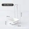 Aço inoxidável 304 banhado a ouro titânio Hashi porta-hashi público rack para panela quente colher para sopa rack de escorredor rack de armazenamento de talheres rack de concha de sopa