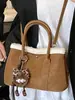 Bolsa de Mão Simples para o Dia a Dia Feminina 2025 Inverno Nova Moda Tendência Bolsa de Ombro Estilosa Bolsa Transversal