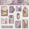 Pegatinas Retro Story Serie Etiqueta de Tiempo Vintage Desgastado Decorativas DIY para Diarios 10 Hojas 6 Diseños