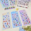 Pegatinas Lindas de Dibujos Animados 3D en Relieve de Coche Dinosaurio Animal para Niños, Pegatinas Decorativas Hechas a Mano para Teléfono DIY