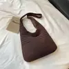 Bolsa de palha tecida artística estilo coreano para mulheres, novo modelo 2026, bolsa de praia para férias à beira-mar, bolsa de ombro tote grande capacidade para o dia a dia