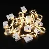 Luces de cadena LED en stock, luces de bobinado de colores, flores, decoración de regalo, estrellas, luces decorativas LED con luces de tornillo