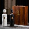 Botella de Vino Vacía de Cerámica de Jingdezhen Tarro de Vino 0.5kg Garrafón Sellado para el Hogar Negro Blanco Vinoteca Botellas de Vino Creativas Paquete de 0.5kg