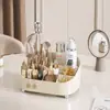 Nuevo Estante de Almacenamiento a Prueba de Polvo con Cubierta, Caja de Almacenamiento para Cosméticos y Labiales, Organización de Escritorio para el Hogar, Lavabo, Tocador