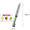 Extractor de Corazones de Espino de Acero Inoxidable, Descorazonador Multifuncional para Manzanas y Peras, Herramienta Conveniente para Abrir Dátiles Rojos y Quitarles el Hueso