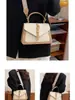 Nova moda transfronteiriça cinto trançado moderno estilo coreano bolsa de ombro única casual cor sólida para o início da primavera bolsa quadrada pequena transversal