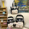 Mochila Escolar Japonesa para Niñas Estudiantes de Secundaria Gran Capacidad Bolsa para el Dolor Mochila Linda Mochila Transparente Estudiante de Preparatoria Bolsa de Viaje