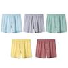 Pantalones de pijama de verano para hombre, shorts finos, sueltos, de algodón, tipo bóxer, pantalones tipo flecha, bóxers transpirables, venta al por mayor