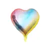Globo de Película de Aluminio Forma de Corazón 10 Pulgadas Corazón de Amor Corazón Boda Habitación de Boda Decoración para Fiesta de Cumpleaños Globo de Papel de Aluminio