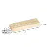 Venta Directa de Fábrica Base de Tarjeta de Madera Maciza, Especificaciones *3.5*1.7Cm, Soporte de Exhibición de Madera Rectangular para Notas y Tarjetas Postales