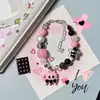 Venta Directa de Fábrica~Pulsera de Cerámica Linda de Dibujos Animados Peculiares de Jingdezhen para Mujeres Diseño de Nicho Dopamina Mejor Amiga Estudiante
