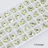 Dongzhou Diamante de Corazón Torcido con Punta Inferior de 16 mm Accesorios para Joyería DIY Diamante de Cristal con Forma Especial Joyería de Diamante Collar Joyería de Diamante al por Mayor