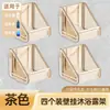 Estante de Almacenamiento para Gel de Ducha de Baño Sin Perforación Estante para Detergente Soporte de Pared Estante para Desinfectante de Manos Colgante de Pared Baño