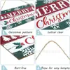Decorações de Natal de madeira transfronteiriças, Enfeites pendurados festivos DIY, Árvore de Natal, Decorações de fundo de parede