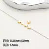 Miçangas Espaçadoras de Liga com Furo Reto Perfurado Miçangas Soltas Material para DIY Acessórios de Joia com Furo em Formato de Borboleta Brincos Pulseira Feitos à Mão