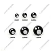 Accesorios para Muñecas de Peluche Ojos de Dibujos Animados Coloridos Ojos de Brillo de Tres Puntos Oso Pequeño Ojos Kawaii Ojos de Brillo