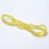 Contas de Vidro Cristal com Laço 14mm Furo Reto Acessórios de Cabelo Artesanais DIY Materiais para Miçangas Acessórios de Joias