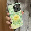 Funda de Pintura al Óleo Flor de Loto Dos en Uno para iPhone 17 Pro Max, Apple 15 Pro/16