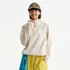 Ropa Transpirable de Secado Rápido con Protección Solar para Deportes al Aire Libre Estilo Montaña para Hombres y Mujeres, Sudadera con Capucha y Media Cremallera de Marca de Moda