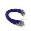 Collar de Cuerda de Cera Multicolor Coreano para Mujer diy Collar de Cuerda de Cera Hecho a Mano para Mujer
