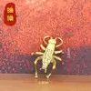 Novo Ornamento de Libélula de Latão Antigo Estilo Chinês Criativo Pet de Chá para Casa Decoração de Mesa de Escritório Brinquedo Antigo Suprimento para Barraca de Rua