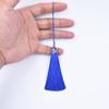 8cm borla de seda de hielo cloisonné borla colgantes accesorios funda de teléfono móvil marcapáginas colgante oreja diy accesorios fabricantes al por mayor