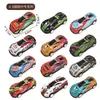 Juguete de Coche de Metal de Arrastre para Niños, Modelo Mini de Coche de Carreras, Set de Coches Pequeños, Regalo de Puesto Transfronterizo