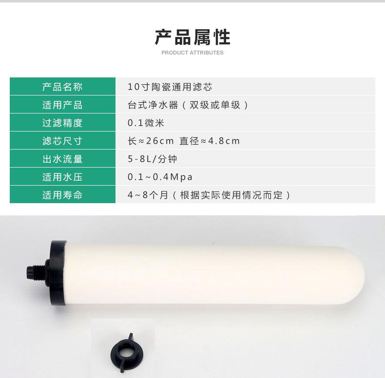 10寸陶瓷芯11
