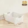 Cesta de armazenamento plástica oca transfronteiriça para uso na cozinha e em casa, cesta de armazenamento de mesa para lanches e brinquedos, caixa organizadora, cesta de armazenamento