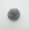 Shangtuo 7.5cm Venta al por mayor de colgantes de bola de pelo de conejo rex sintético, accesorios y componentes de fieltro