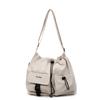 Bolsa de Lona para Mujer, Bolso de Hombro Simple para Estudiantes Universitarios, Estudiantes de Secundaria, Bolso Ins, Bolso Cruzado de Mano para Libros