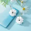 Pendientes Frescos de Moda Estilo Coreano Estilo Ins Pendientes Dulces de Pétalos Multicapa para Niña Accesorios Coreanos Dongdaemun