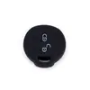 Aplicável a Volkswagen chave redonda reta de 2 botões antifurto estojo de chave criativo personalizado silicone capa de chave atacado de fábrica