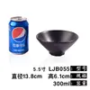 Louça de melamina estilo japonês tigela preta para cozinhar tigela criativa para tempero de hot pot tigela com pauzinhos de plástico tigela para arroz de fast food tigela pequena para sopa